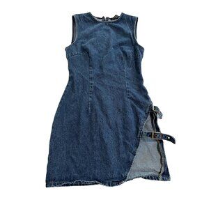 Lioness | Dresses | Lioness Eilein Sculpted Denim Mini Dress In Dark Wash |  Poshmark